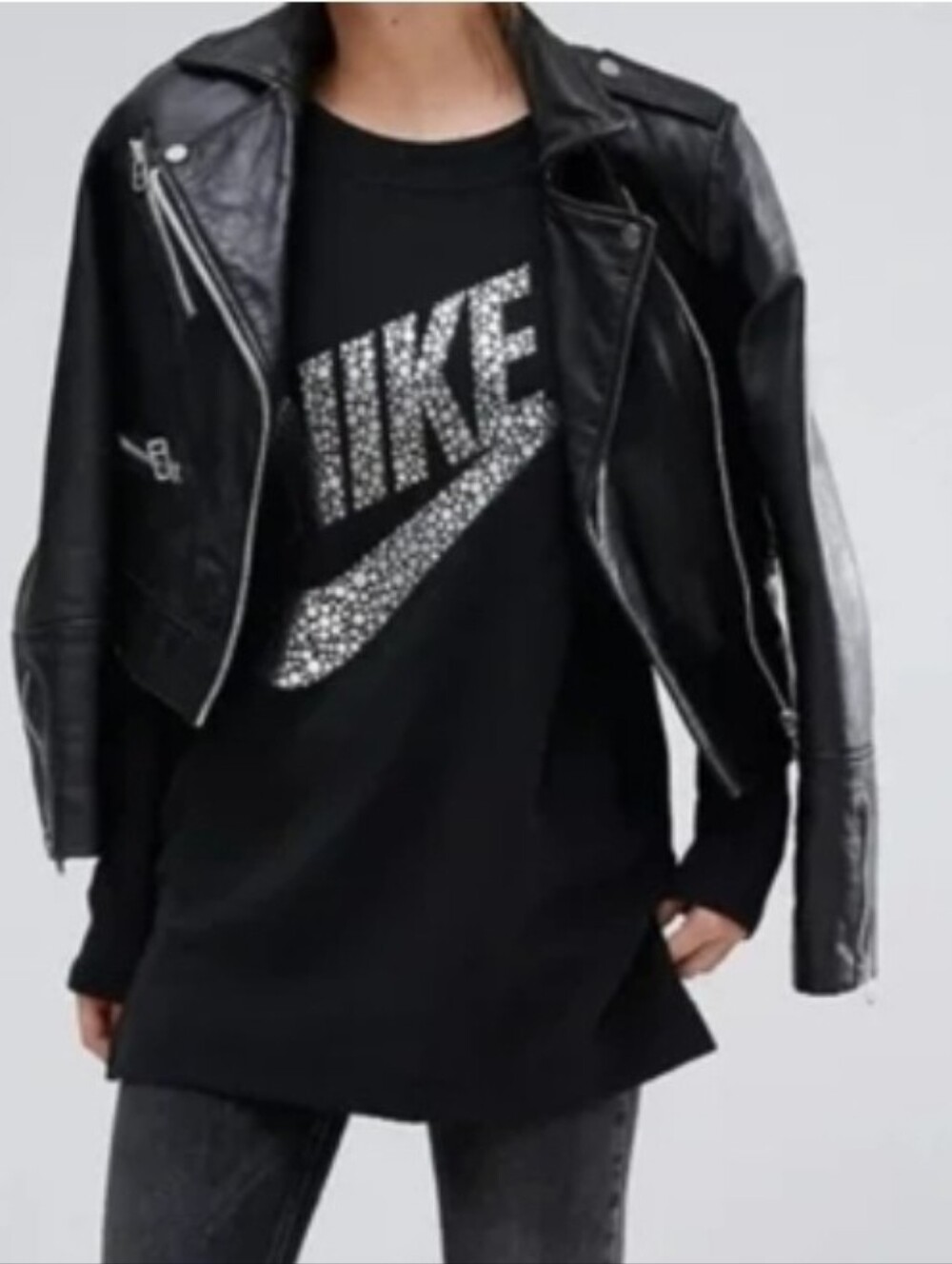 Nike metallic sweatshirt